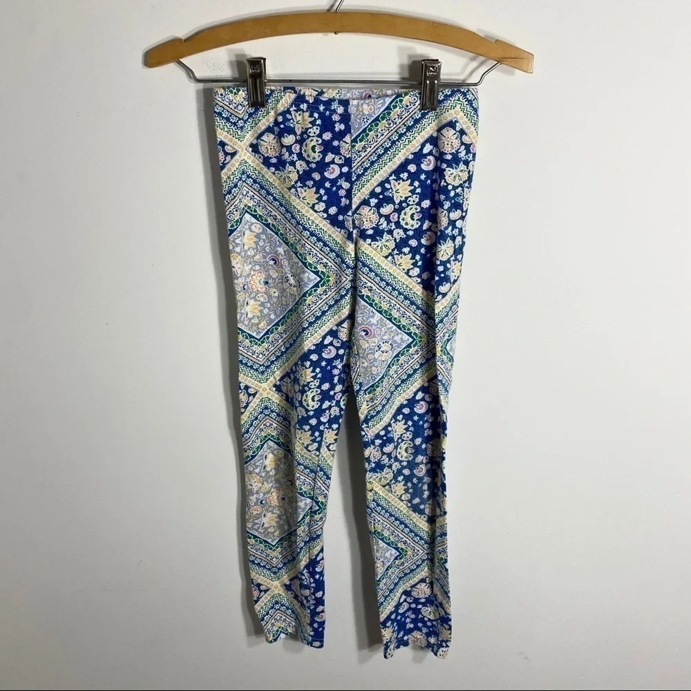 Old Navy Leggings Blue Yellow Large Girls Kids